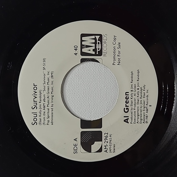 Al Green - Soul Survivor Promo 7" Translucent Green Vinyl 45 M- - Picture 3 of 4